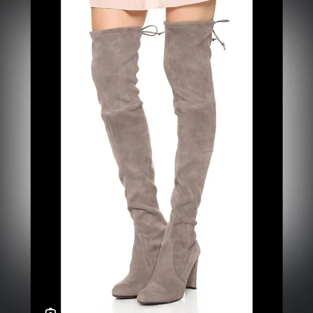 Stuart Weitzman Highland Boot in Topo